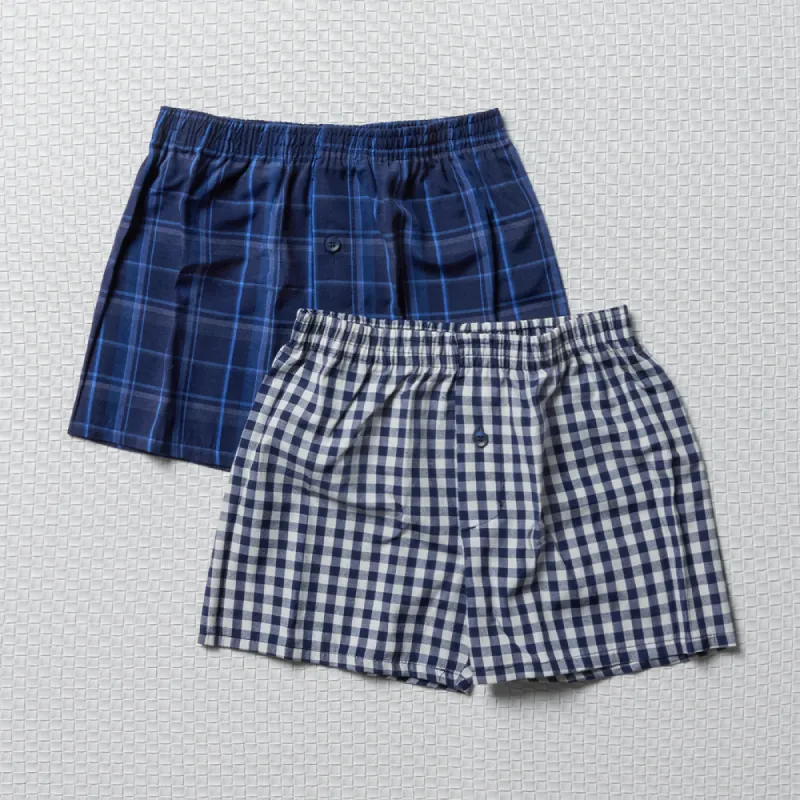 2 Pack Boxers Blue sold by Ackermas