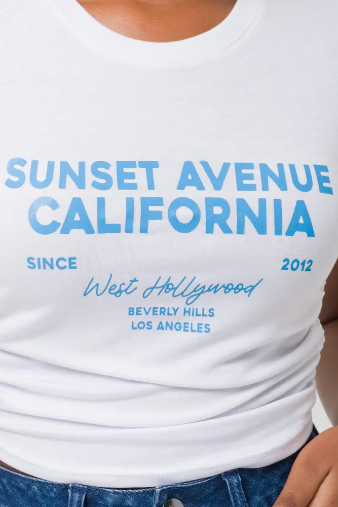 Cropped Top With Side Ruching White sold by Ackermas product image thumbnail 4