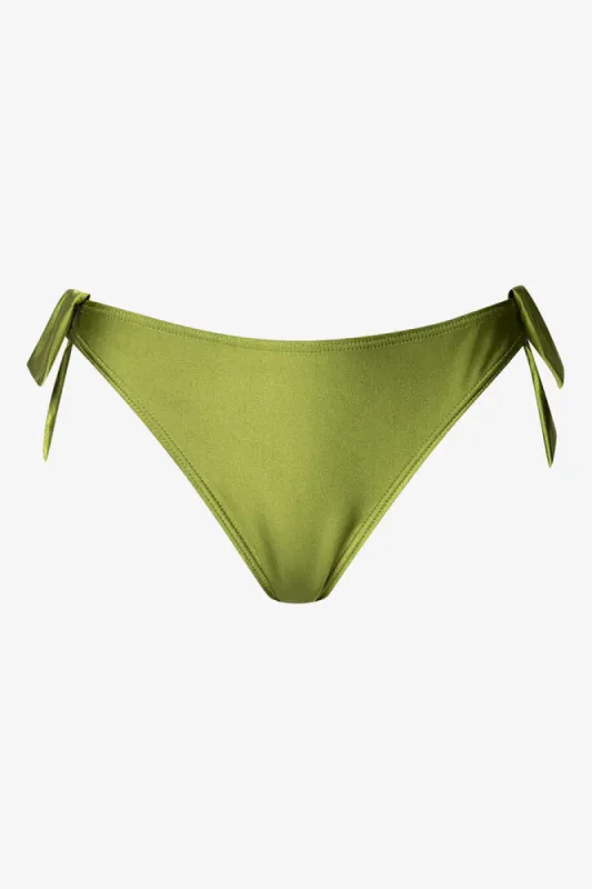 Bikini Bottom With Ties Green sold by Ackermas