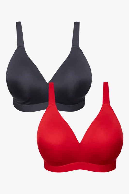 2Pack Smooth Padded Wire Free Bra Big sold by Ackermas