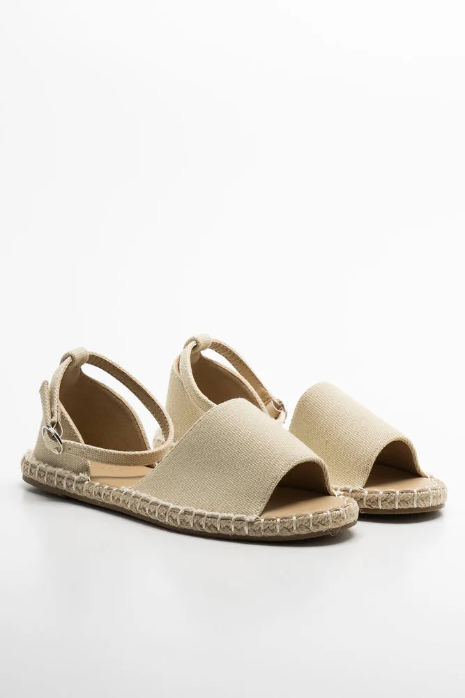 Espadrille Sandal Natural sold by Ackermas
