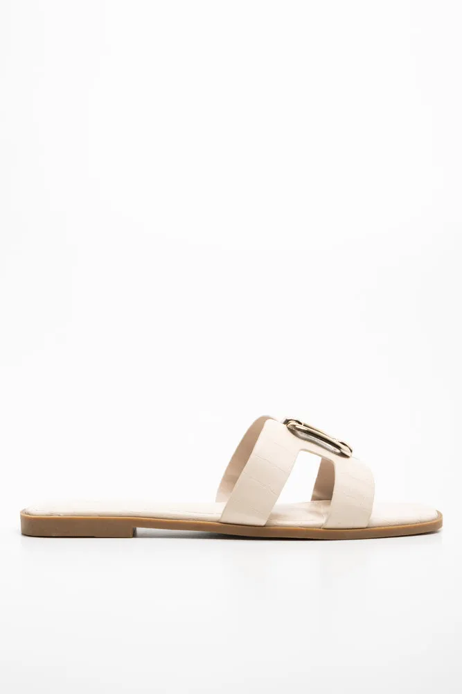 Cut-Out Mule Sandal Natural sold by Ackermas product image thumbnail 2
