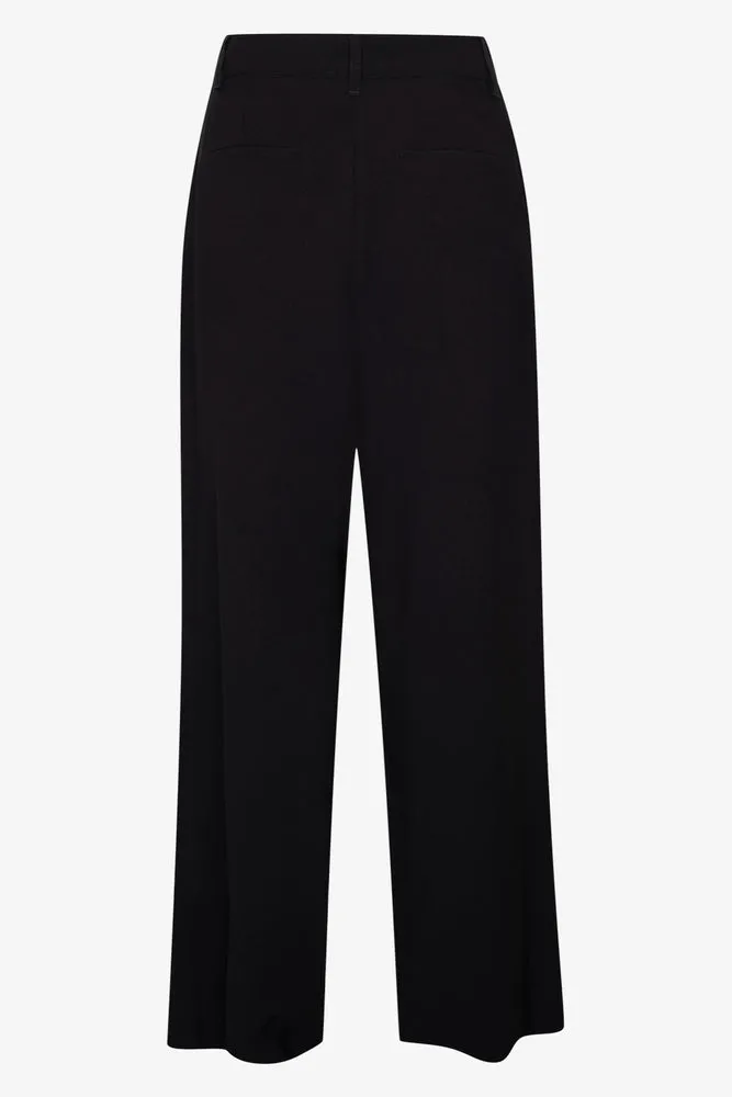 Wide Leg Soft Tailored Pant Black sold by Ackermas product image thumbnail 2