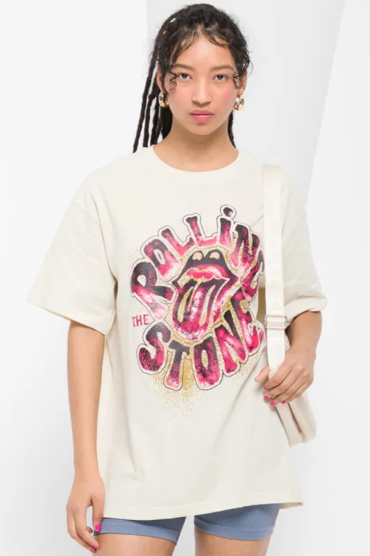 Rolling Stones Oversized T-Shirt Stone sold by Ackermas