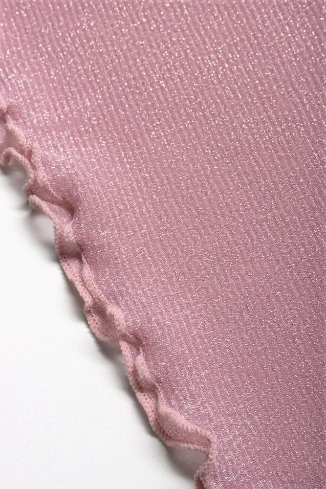 Mesh Swim Coverup Skirt Light Pink sold by Ackermas product image thumbnail 2