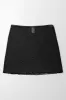 Mesh Swim Coverup Skirt Black sold by Ackermas