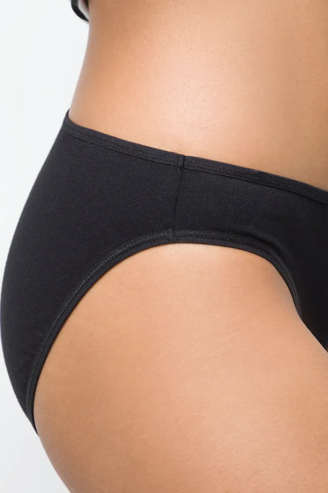 3 Pack Cotton Blend Bikini Black sold by Ackermas product image thumbnail 5