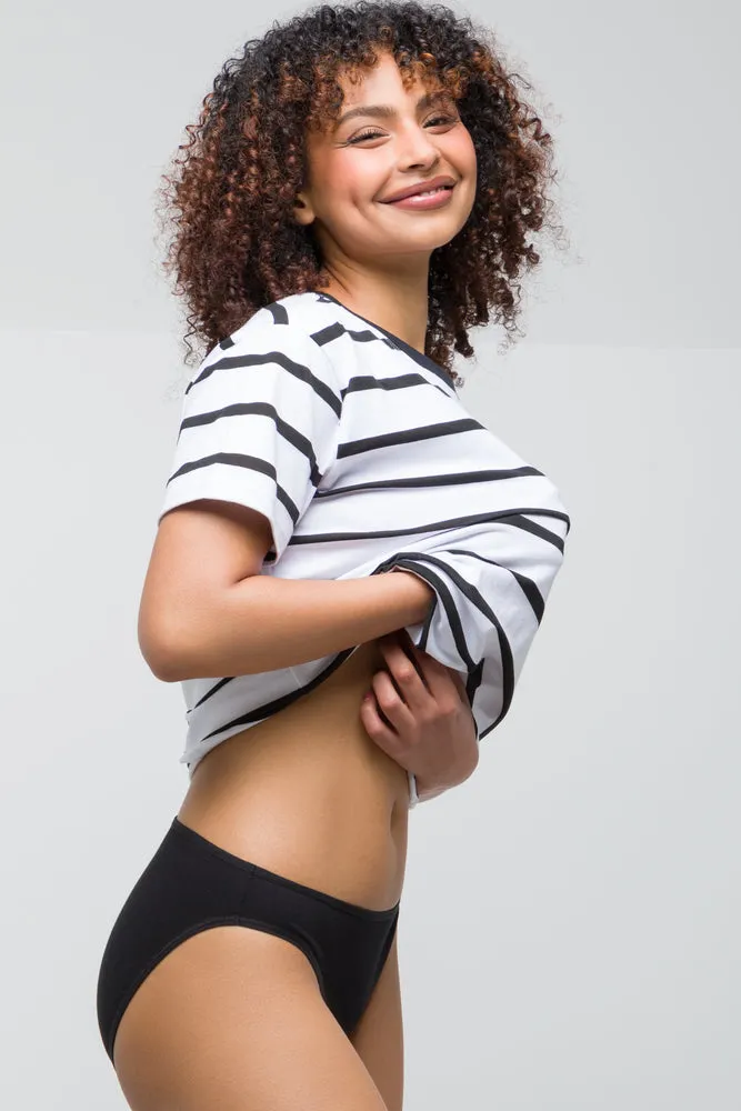 3 Pack Cotton Blend Bikini Black sold by Ackermas product image thumbnail 3