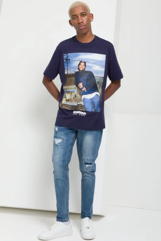 Rip Repair Skinny Mid Blue sold by Ackermas