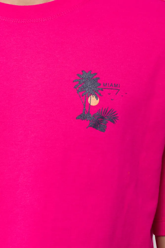 Graphic T-Shirt Cerise sold by Ackermas product image thumbnail 4