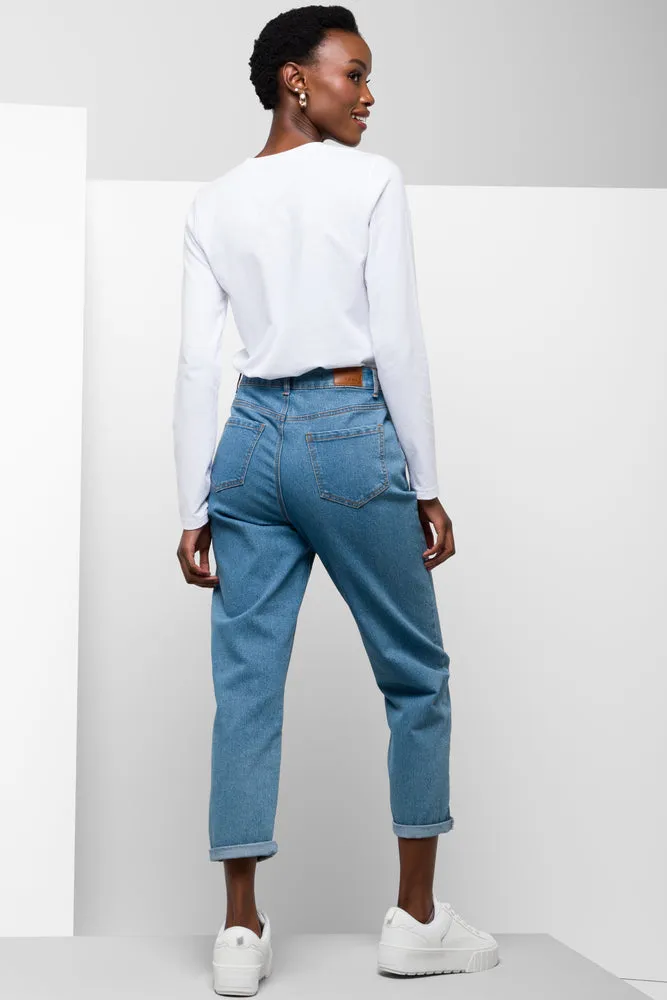 Long Sleeve V-Neck T-Shirt White sold by Ackermas product image thumbnail 3