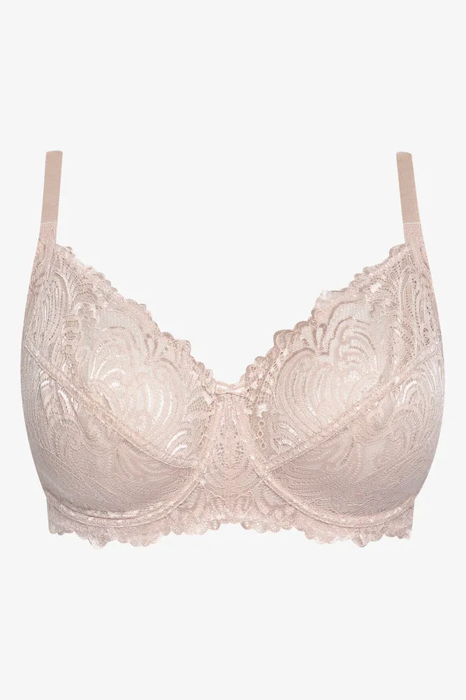 Plus Size 2 Pack Lace Non Padded Underwire Bras Black & Natural sold by Ackermas product image thumbnail 3