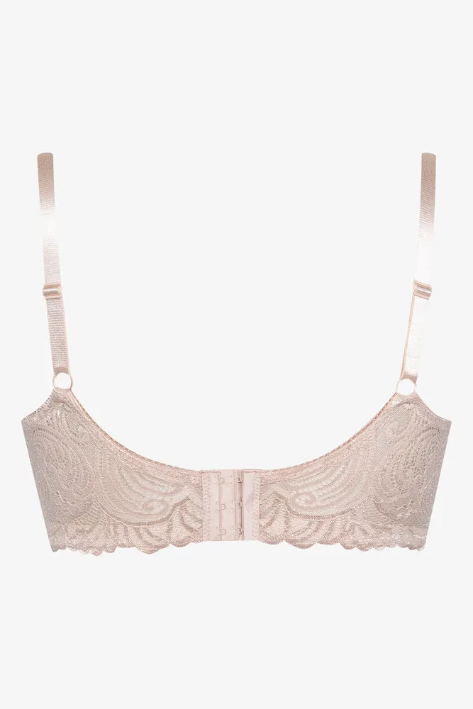 Plus Size 2 Pack Lace Non Padded Underwire Bras Black & Natural sold by Ackermas product image thumbnail 4