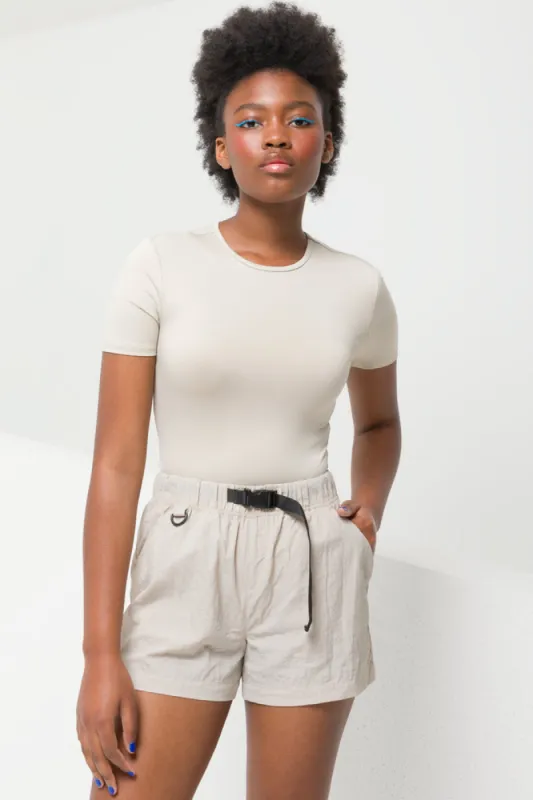 Slinky Bodysuit Beige sold by Ackermas