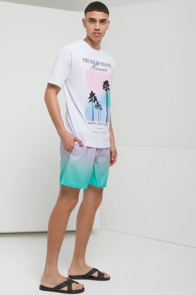 Palm Tree Graphic T-Shirt Milk sold by Ackermas product image thumbnail 2