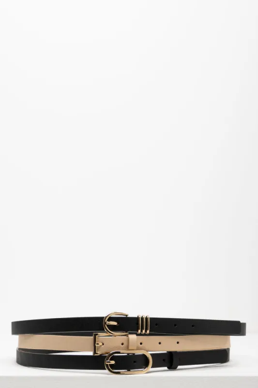 3 Pack Belts Multi sold by Ackermas