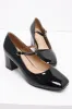 Block Heel Black sold by Ackermas