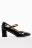 Block Heel Black sold by Ackermas