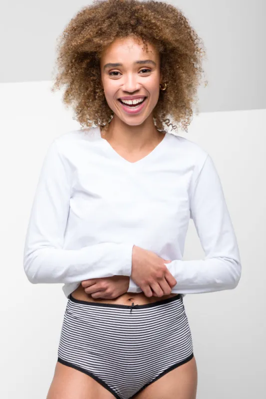 3 Pack Stripe Briefs Black & Grey sold by Ackermas