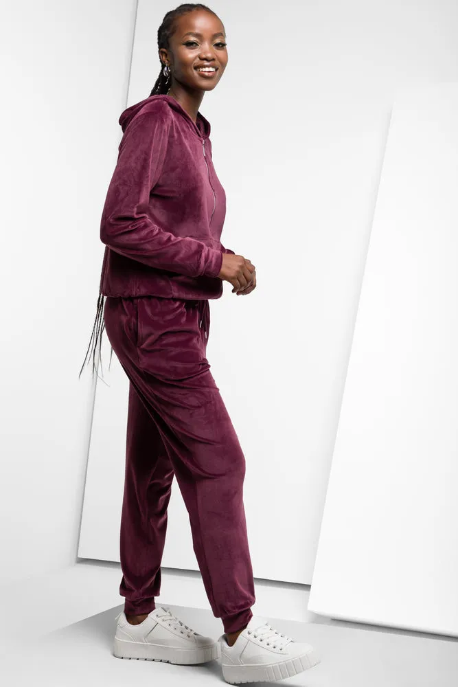 Jogger Trackpants Burgundy sold by Ackermas product image thumbnail 2
