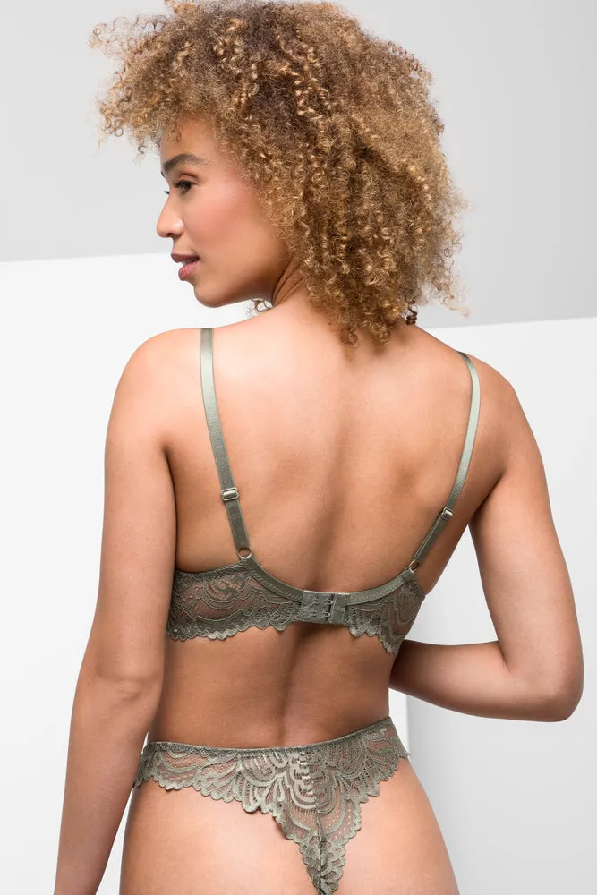 Lace Balconette Bra Olive Green sold by Ackermas product image thumbnail 3