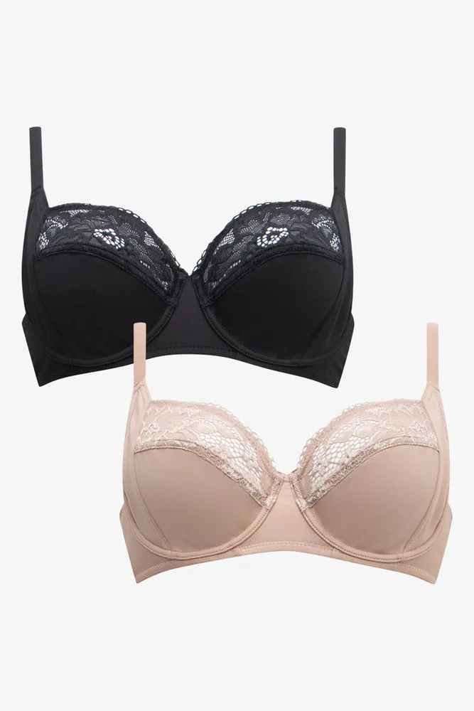 Padded Wire Free Bra Black sold by Ackermas product image thumbnail 2