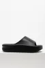 Flatform Sandal Black sold by Ackermas