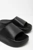 Flatform Sandal Black sold by Ackermas