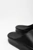 Flatform Sandal Black sold by Ackermas