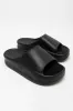 Flatform Sandal Black sold by Ackermas