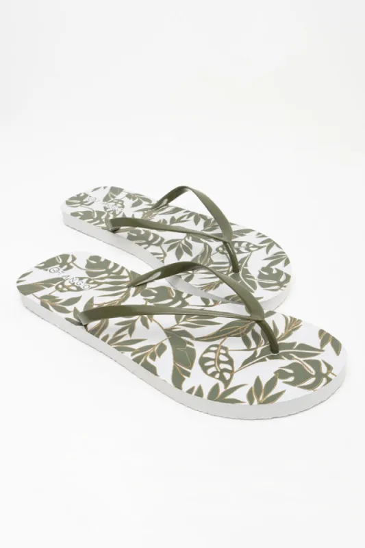 Leaf Flip Flop Green sold by Ackermas