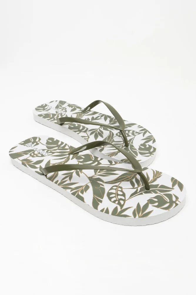 Leaf Flip Flop Green sold by Ackermas