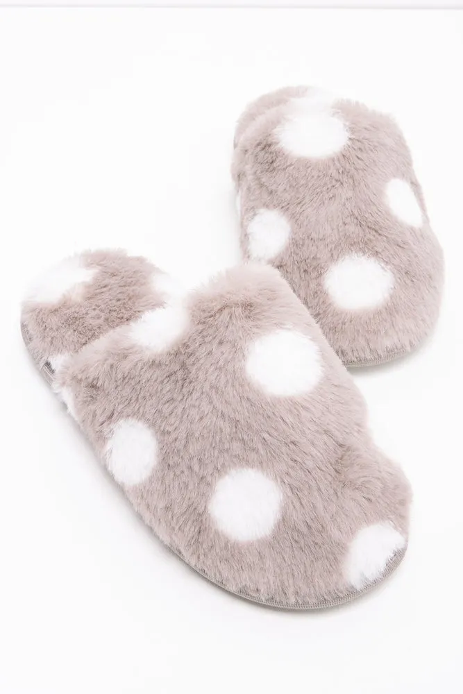 Dot Slipper Grey sold by Ackermas