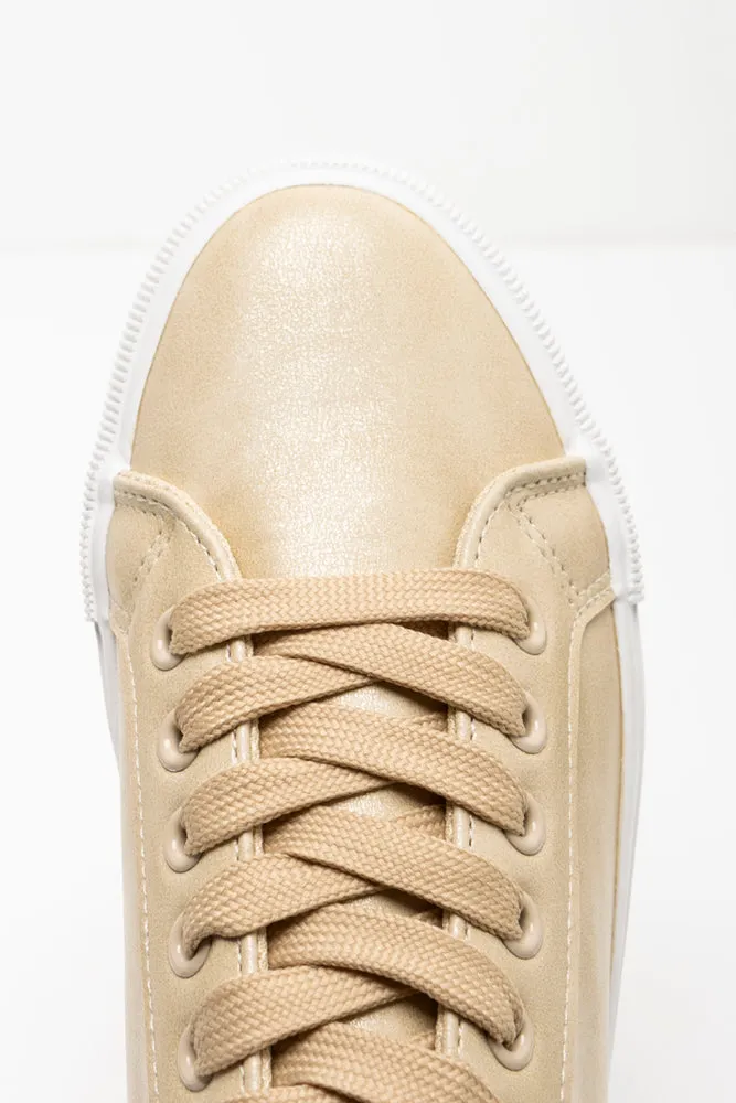 Lace Up Sneaker Gold sold by Ackermas product image thumbnail 5