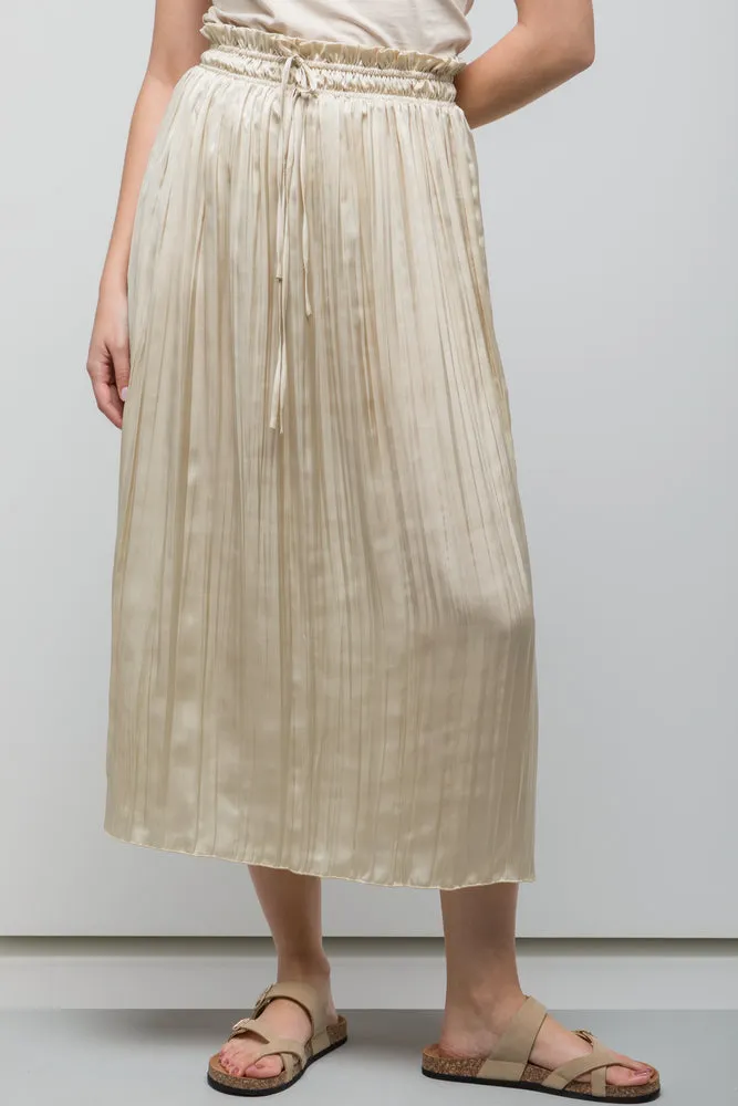 Pleated Skirt Natural sold by Ackermas product image thumbnail 2