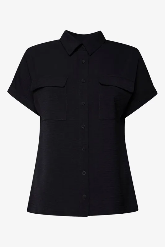 Short Sleeve Shirt Black sold by Ackermas