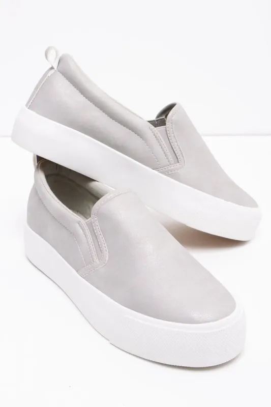 Slip On Sneaker Silver sold by Ackermas