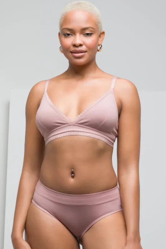 Padded Bralette Natural sold by Ackermas