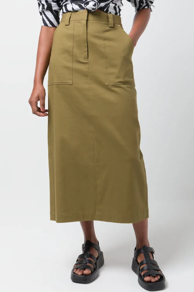 Utility Twill Skirt Green sold by Ackermas product image thumbnail 2