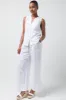 Sleeveless Shirt Linen White sold by Ackermas