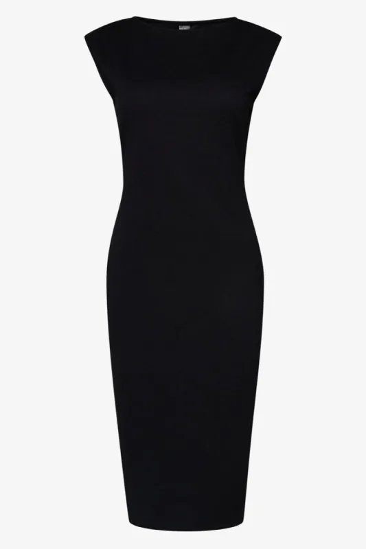 Scuba Bodycon Dress Black sold by Ackermas