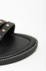 Studded Strappy Sandal Black sold by Ackermas