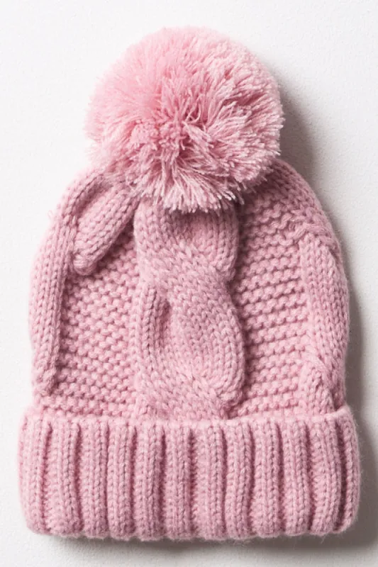 Chunky Beanie Pink sold by Ackermas