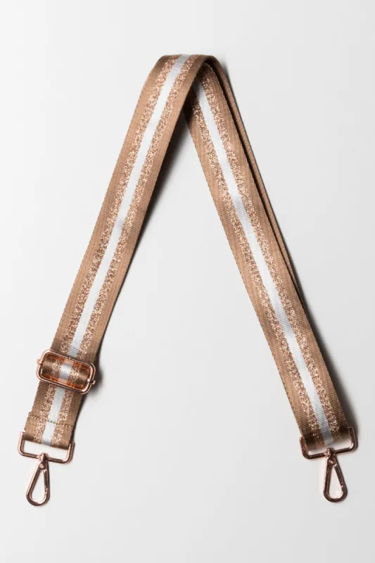 Stripe Bag Strap Natural sold by Ackermas