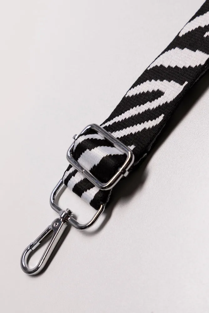 Zebra Bag Strap Black & White sold by Ackermas product image thumbnail 2