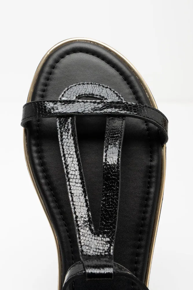 Strappy Sandal Black sold by Ackermas product image thumbnail 5