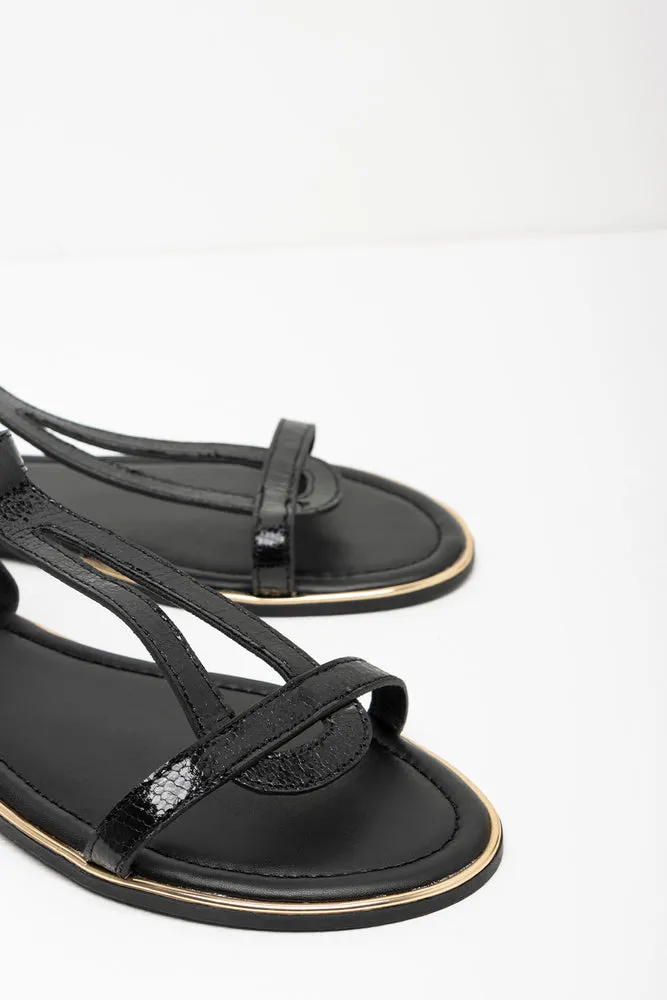 Strappy Sandal Black sold by Ackermas product image thumbnail 3