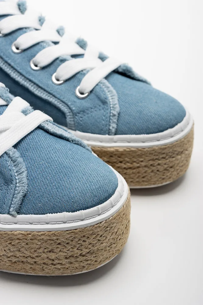 Denim Espadrille Sneaker sold by Ackermas product image thumbnail 3
