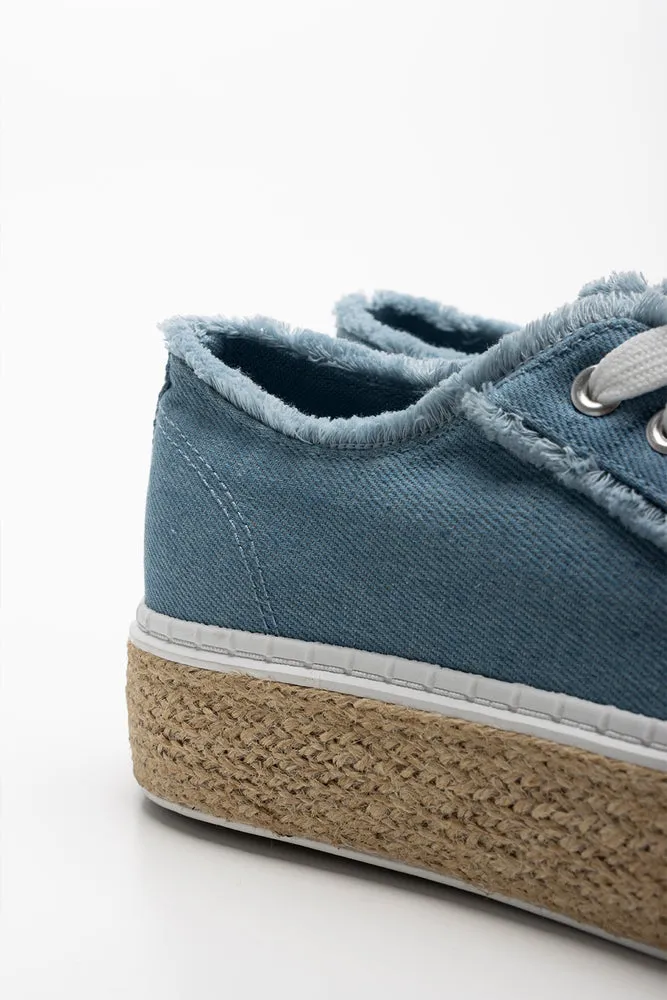 Denim Espadrille Sneaker sold by Ackermas product image thumbnail 4