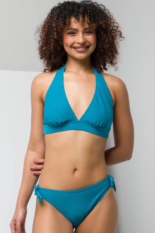 Bikini Bottom With Tie Teal sold by Ackermas